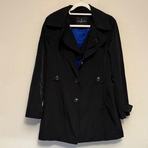 London Fog Women's Black Trench Coat size L